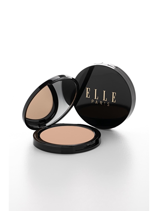 Elle Microfine Pressed Powder Mineral Pudra Porcelain Finish 12g Neutral Sand612