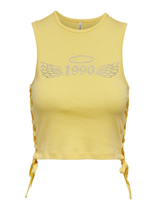 Only Açık Sarı Kadın T-Shirt 15289612