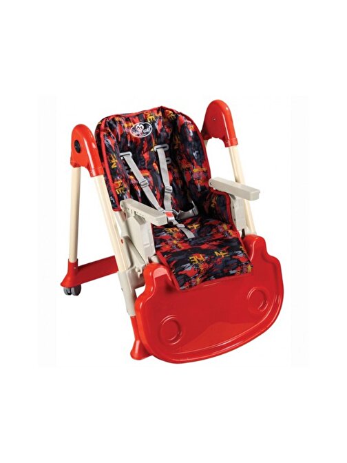 Pilsan Süper Mama Sandalyesi Katlanabilir Kırmızı
