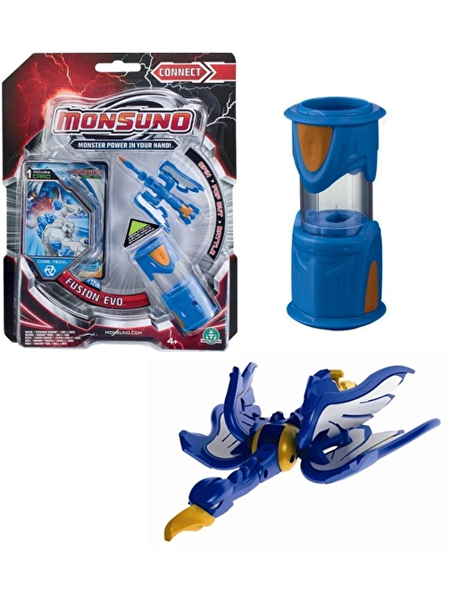 Giochi Preziosi Monsuno Lisanslı Fusion Evo Figür Fırlatma Kapsülü ve Oyun Kartı