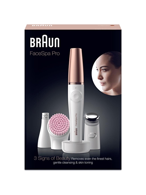 Braun FaceSpa Pro 912 Epilatör 3'ü 1 Arada Yüz Epilasyonu