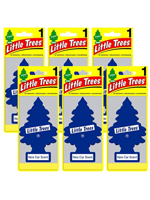 Little Trees New Car Scent Asma Oto Kokusu 6 Adet