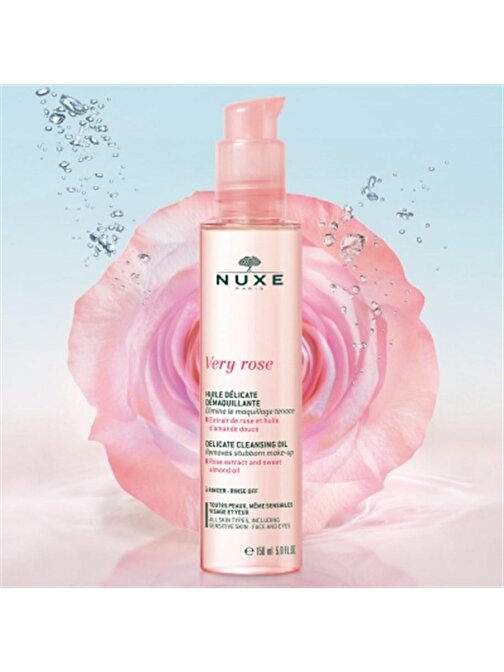 Nuxe Very Rose Cleansing Oil Tüm Cilt Tipleri İçin Arındırıcı Yağı 150 ml
