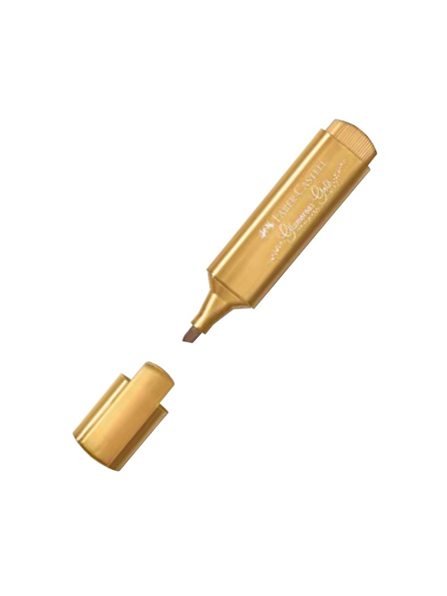 Faber Castell Metalik Fosforlu İşaret Kalemi Metalik İşaret Kalemi Gold