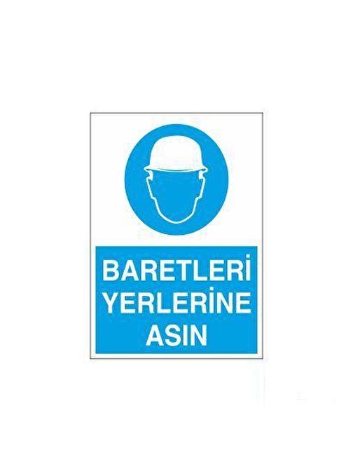 technopa Baretleri Yerlerine Asın Uyarı Levhası