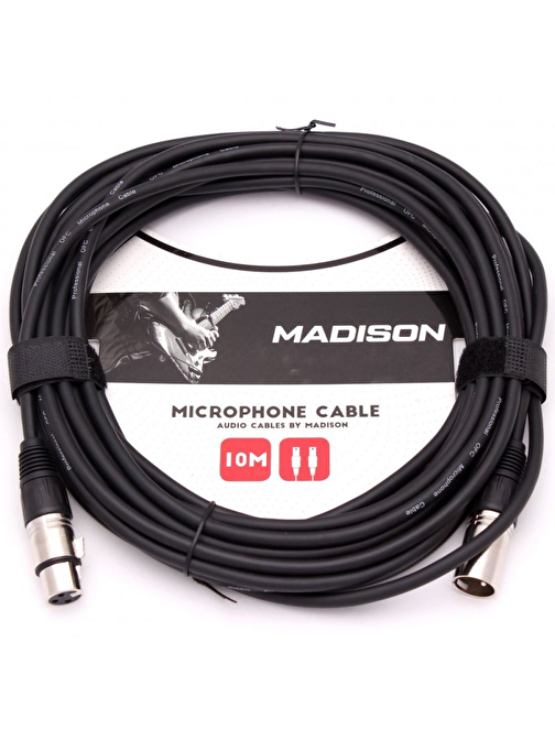 Madison Mikrofon Kablosu 10 Metre- SİYAH