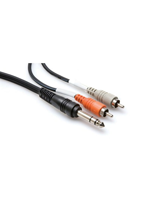 HOSA 1/4\'\' TRS (M)  Dual RCA (M) Insert kablo, 2 mt.