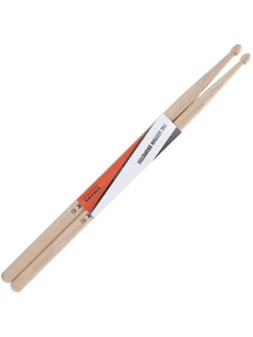Rohema 61322 Drumsticks Classic 2B Hickory Baget Lacquer Finish Baget Ahşap