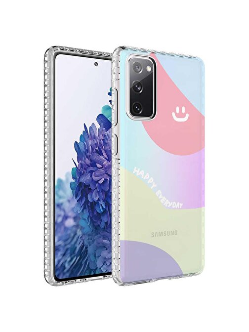 Teleplus Samsung Galaxy S20 FE Kılıf Desenli Elegans Serisi Silikon
