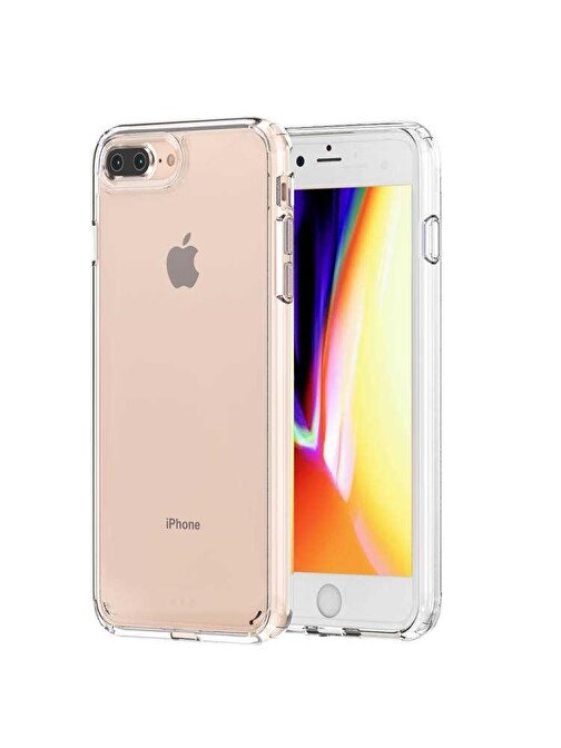 Teleplus iPhone 8 Plus Kılıf Coss Sert Hibrit Silikon