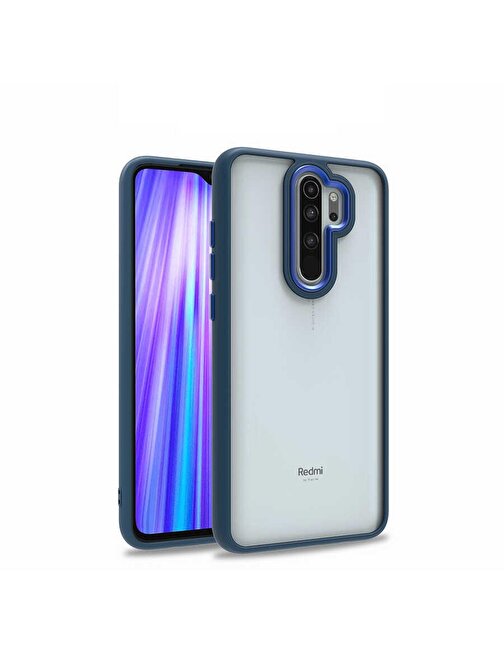 Teleplus Xiaomi Redmi Note 8 Pro Kılıf Renkli Bumper Hybrid Flora Silikon