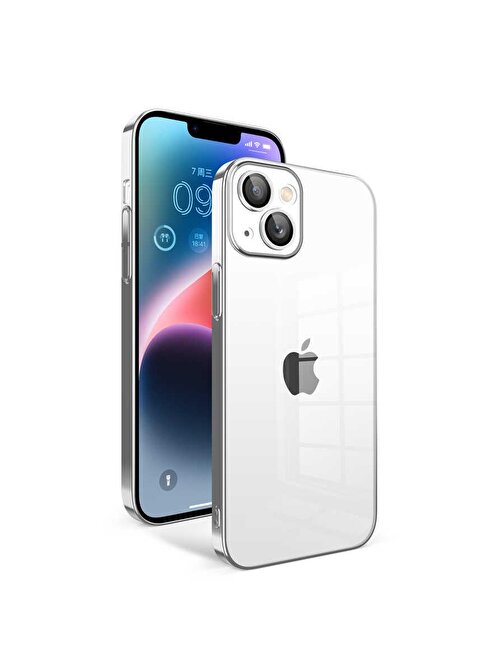 Teleplus iPhone 14 Plus Kılıf Garaj Kamera Korumalı Tareks Sert Kapak
