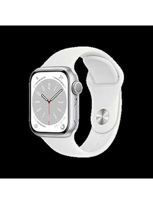 Apple Watch Series  8 Apple Uyumlu 41 mm Akıllı Saat Beyaz
