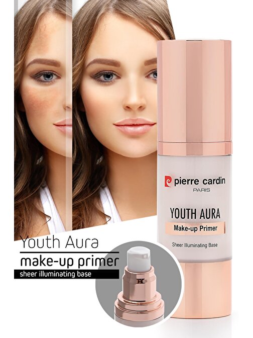 Pierre Cardin Youth Aura Make-Up Aydınlatıcı Etkili Likit Primer Makyaj Bazı