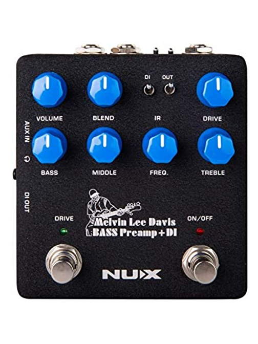 Nux NBP-5 Melvin Lee Davis Signature Bass Preamp + DI Box