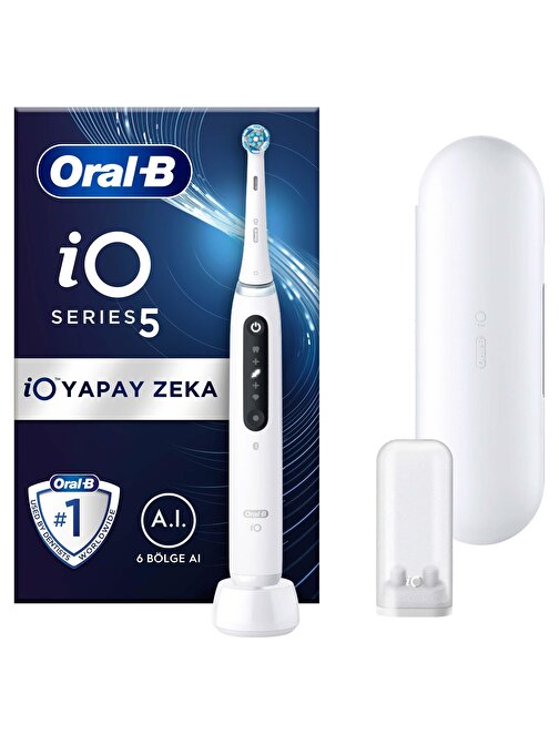 Oral-B İo 5 Şarjlı Yetişkin Diş Fırçası Beyaz