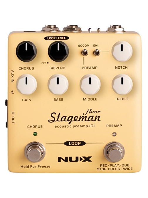 Nux NAP-5 Stageman Akustik Enstruman Preamp & DI Box