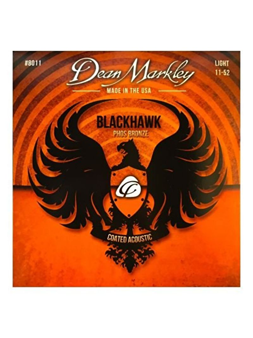 Dean Markley 8011 Blackhawk 11-52 Phosphor Akustik Gitar Tel Seti
