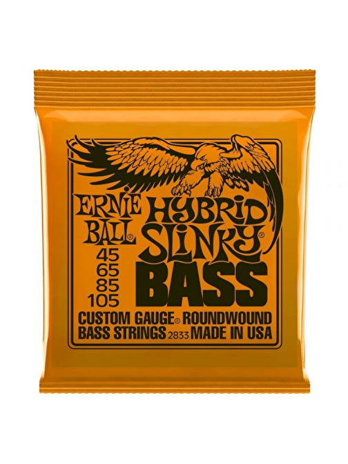 Ernie Ball P02833 Hybrid Slinky Nickel 45-105 (4 Telli) Bas Gitar Teli