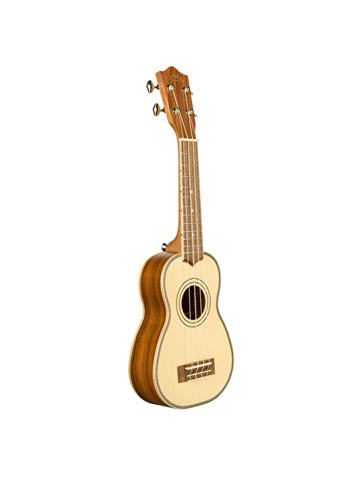 Lanikai SPST-S Spruce Soprano Klasik Ukulele Natural