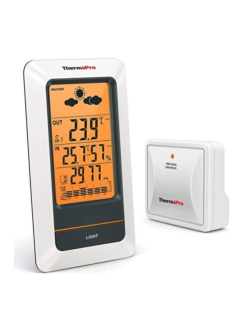ThermoPro TP-67A İç-Dış Mekan Dijital Isı,Nem,Basınç Ölçer