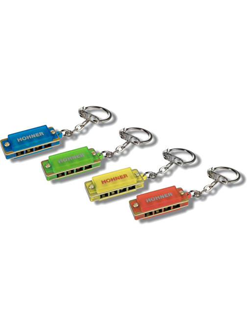 Hohner Metal 10 Delikli Ağız Mini Mızıka Renkli