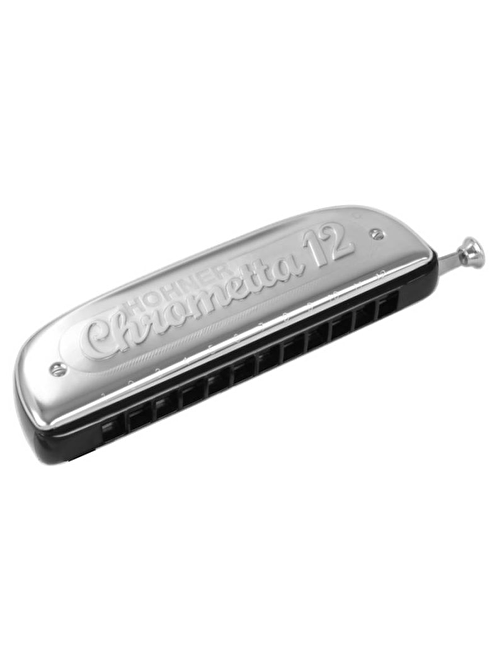 Hohner Chrometta Metal 10 Delikli Ağız Do Majör Mızıka 12 Adet