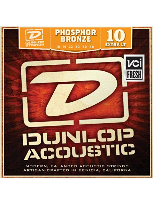 Jim Dunlop DAP1048 Phosphor Bronze Akustik Gitar Teli (10-48)
