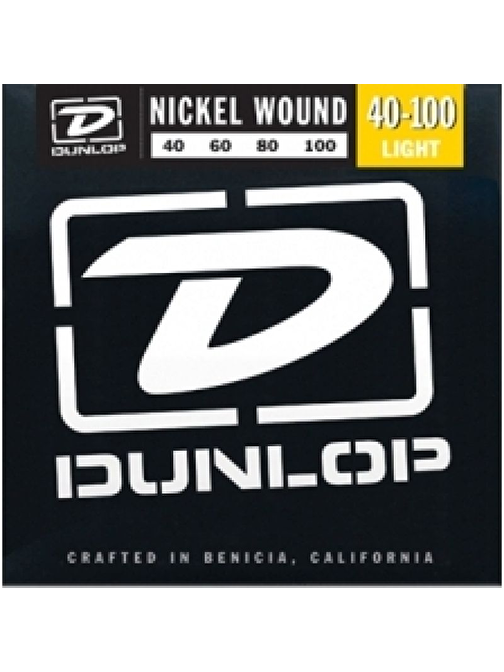 Jim Dunlop DBN40100 4 Telli Bas Gitar Teli (40-100)