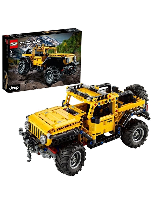 Lego Technic Jeep Wrangler 42122 - Yüksek Performanslı Oyuncak Araçları Seven Çocuklar İçin Model Yapım Seti 665 Parça Plastik Set