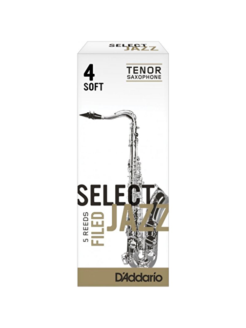 D'Addario Woodwinds Select No:4 Soft  Jazz Tenor Saksafon Kamışı