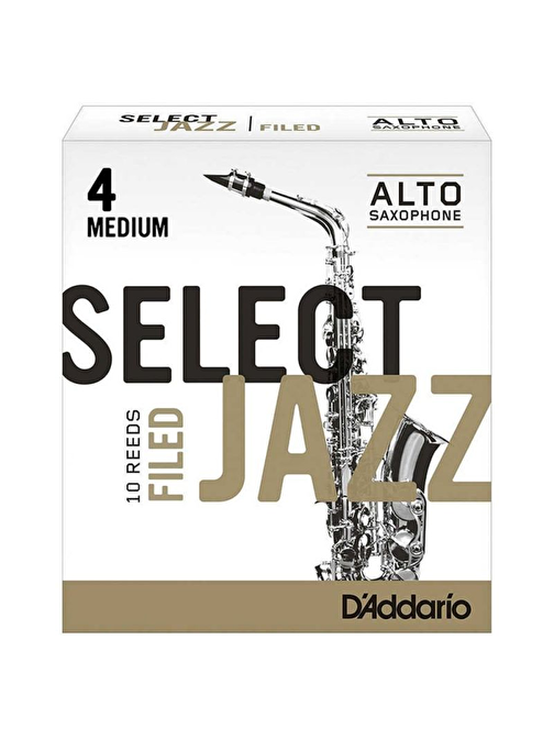 D'Addario Woodwinds Select No:4 Medium  Jazz Alto Saksafon Kamışı