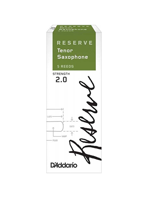 D'Addario Woodwinds Reserve DKR0520 No:2  Tenor Saksafon Kamışı