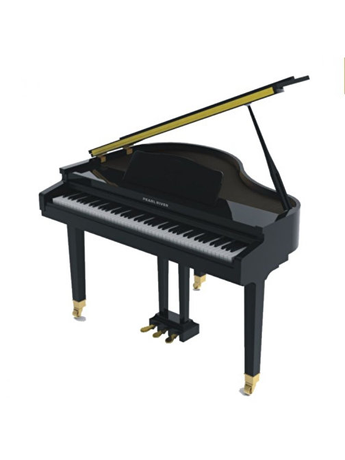 Pearl River GP1100 Baby Grand 88 Tuşlu Kuyruklu Dijital Piyano Siyah