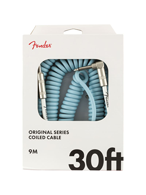 Fender r ORIGINAL COIL CABLE 30 DPB Manyetik Mavi