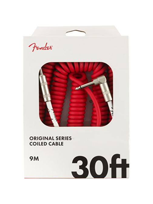 Fender ORIGINAL COIL CABLE 30 FRD Manyetik Kırmızı