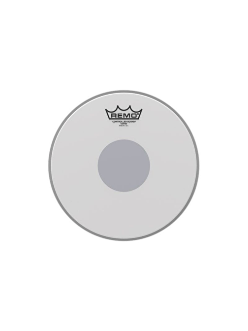 Remo Controlled Sound Coated Black Dot™ 10 İnç Davul Derisi Davul Şeffaf