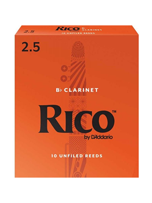 D'Addario Woodwinds Rico RCA1025 No:2.5  Sib Klarnet Kamışı