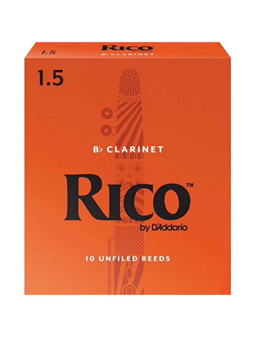 D'Addario Woodwinds Rico RCA1015 No:1.5  Sib Klarnet Kamışı