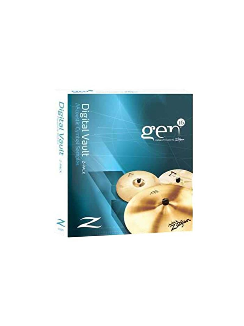 Zildjian Gen16 Dv Z-Pack Vol 1A Zil Örnekleme Programı Zil Programı Mavi