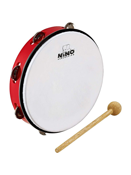 Nino NINO24R Abs Tambourine 10 inç Jingle Drum