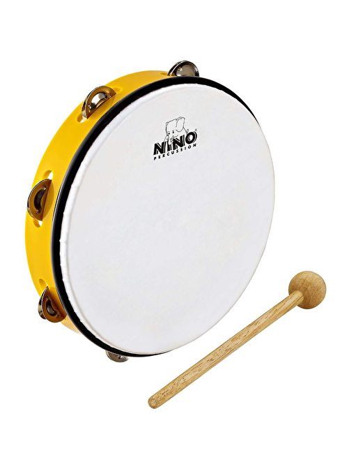 Nino NINO51Y Abs 8 inç Tambourine Sarı