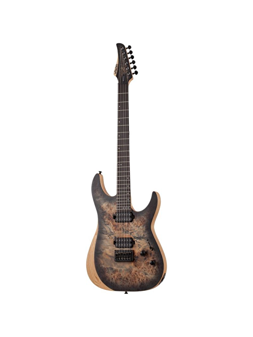 Schecter Reaper-6 Elektro Gitar (Satin Charcoal Burst)