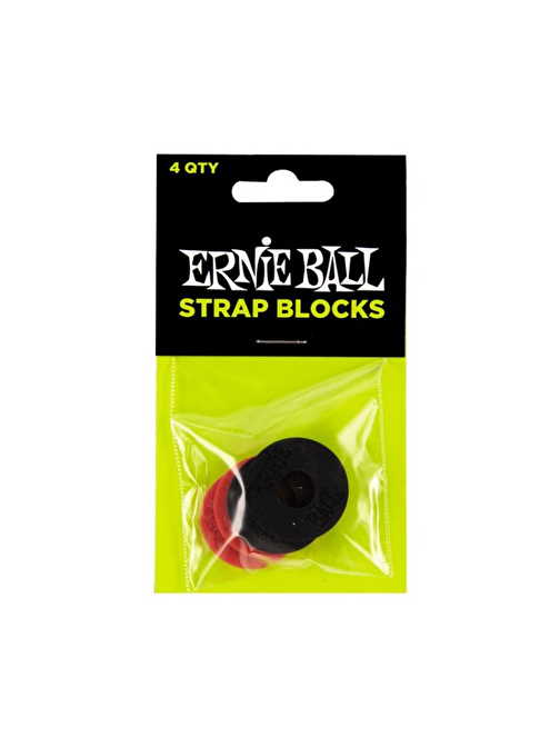 Ernie Ball P04603 Strap Blocks 4lü Paket