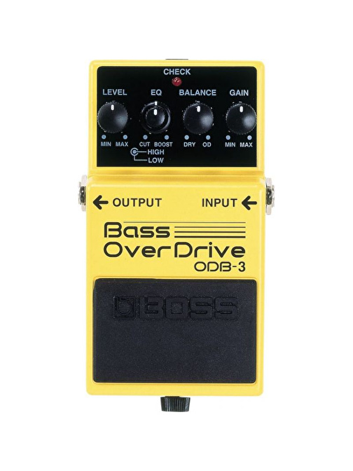 Boss Odb-3 Bas Overdrive Kompakt Gitar Pedalı Sarı Ve Siyah
