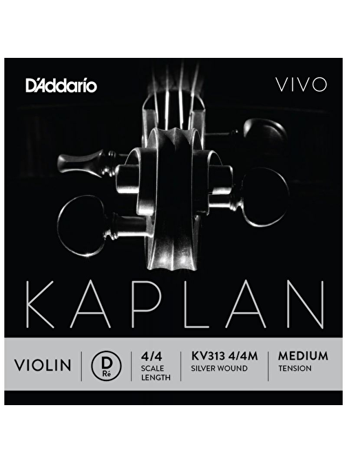 D'Addario Kv313 Violin Teli Gri