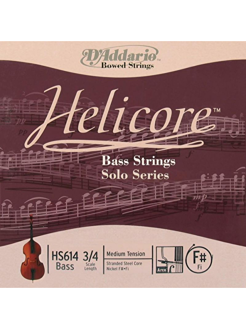 D'Addario Hs614 Violin Teli Gri