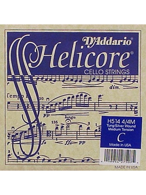 D'Addario H514 Violin Teli Gri