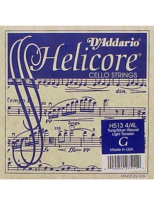 D'Addario H513 Çello Teli Gri