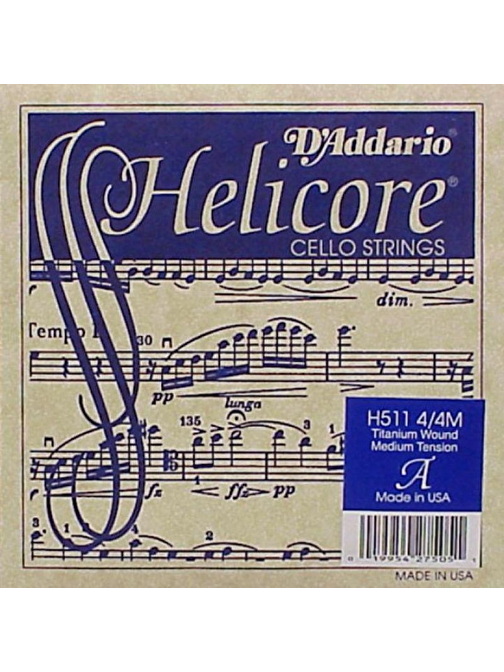 D'Addario H511 Violin Teli Gri
